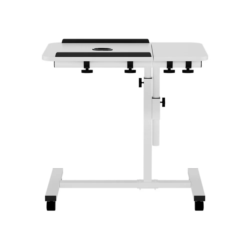 Artiss Laptop Desk Table Fan Cooling White 60CM - Image 4